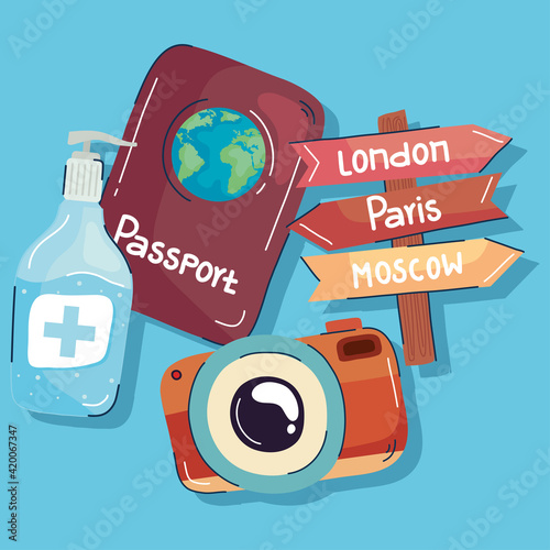travel four icons