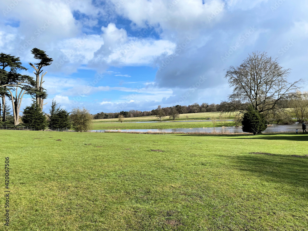 A view of the Shropshire Countryside at Attingham Park