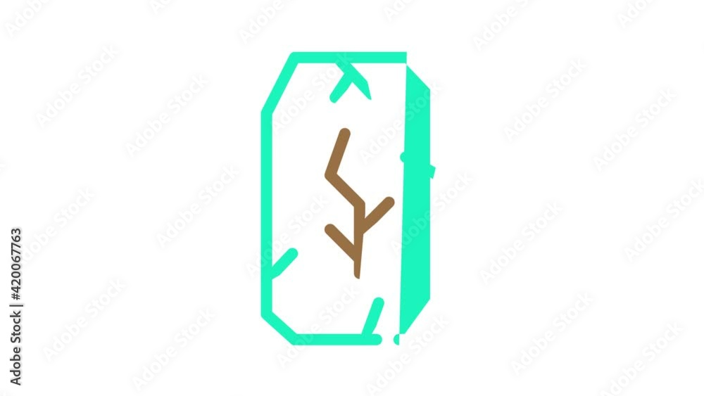 divination runes color icon animation divination runes color icon animation