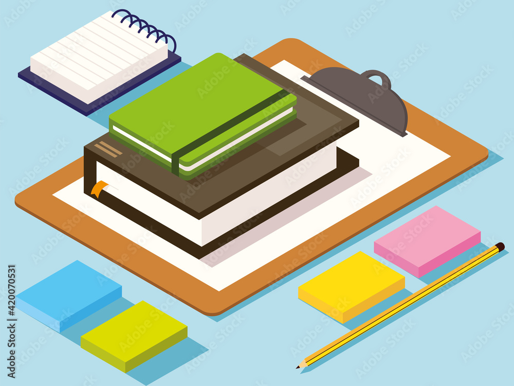 workspace note pencil