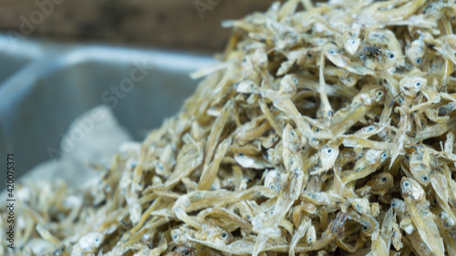 Group of dried fish natural preservatives of fish