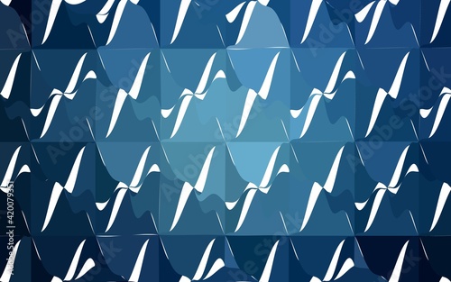 DARK BLUE vector Polygon Abstract Background. Polygonal Geometric Triangle.