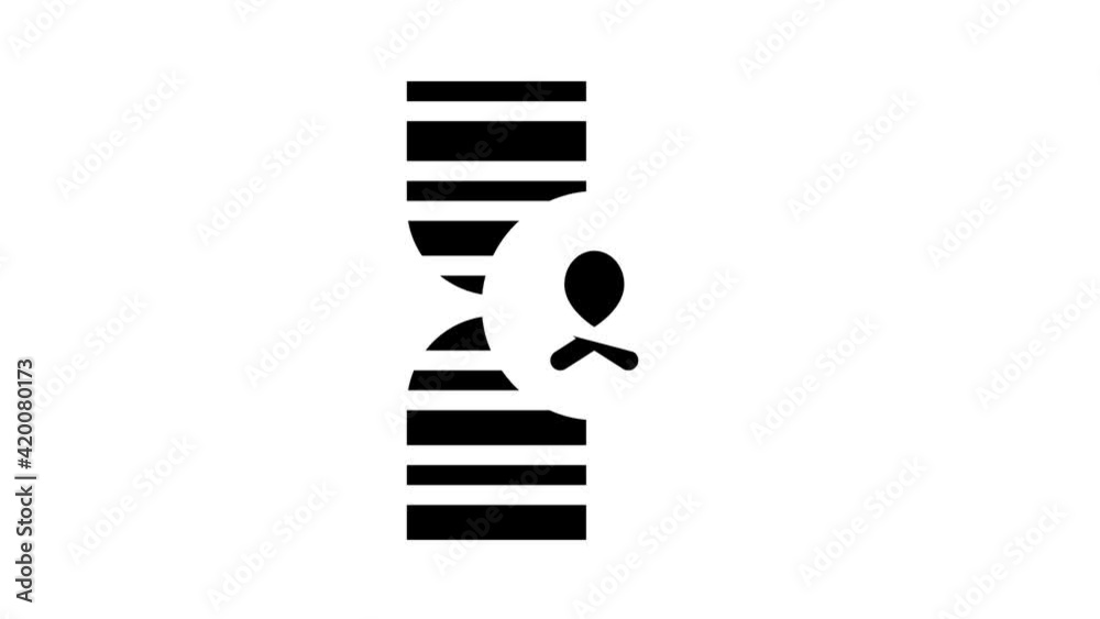 dna cancer glyph icon animation dna cancer glyph icon animation