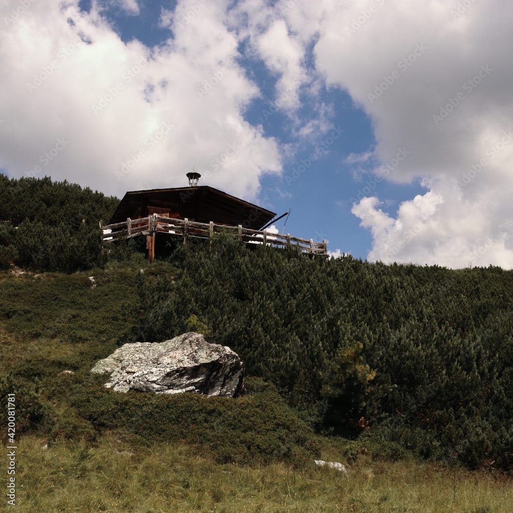 old house in the mountains