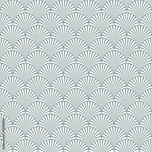 Vector Art deco seamless pattern. Minimalistic geometric design. Vintage elegant background.