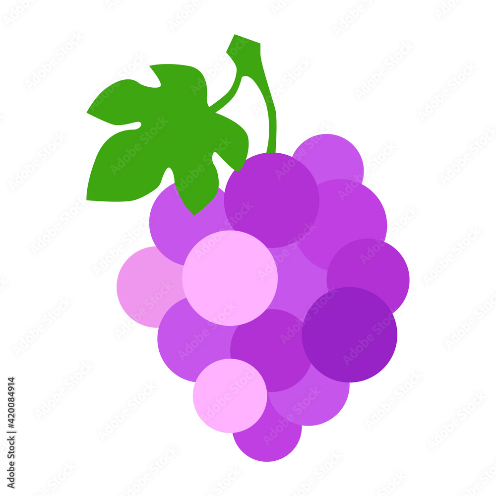 Grape cartoon sign. Vector art illustration. Grape cartoon sign. Vector art illustration.