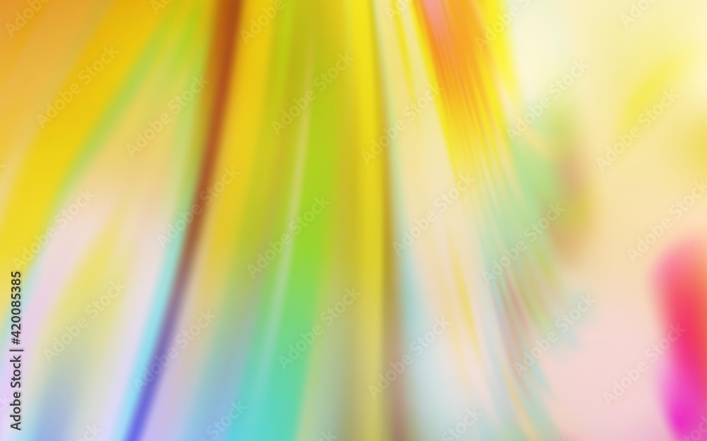 Obraz premium Light Pink, Yellow vector blurred shine abstract template.