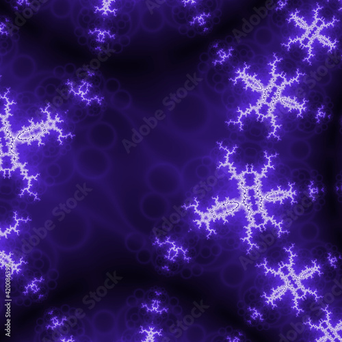 Data flow wave in abstract style on purple background. Multithreading technology bigdata twisting innovation background