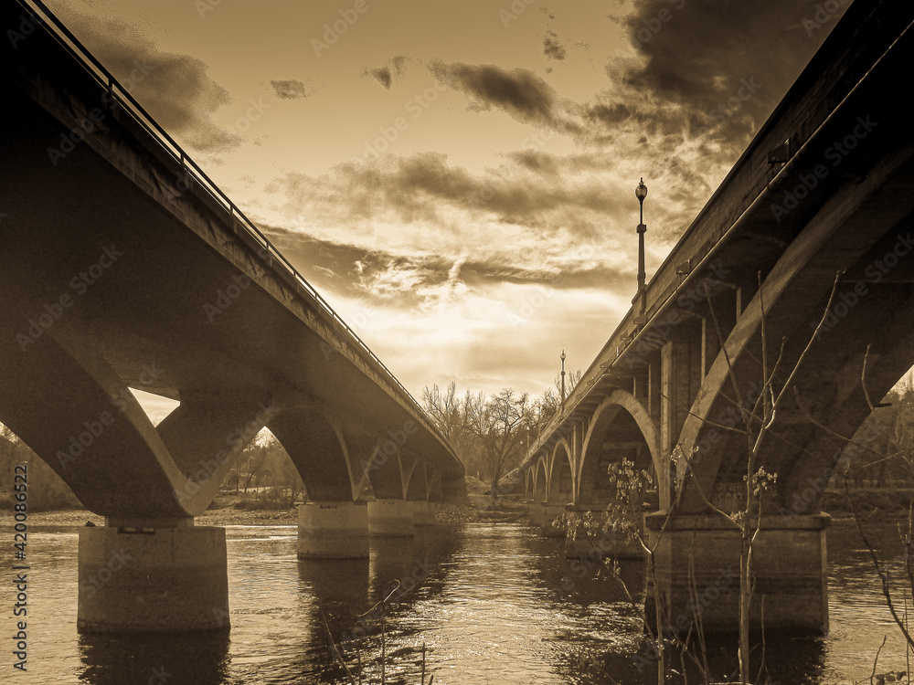 Bridges Over the Sacramento River in Northern California Bridges Over the Sacramento River in Northern California