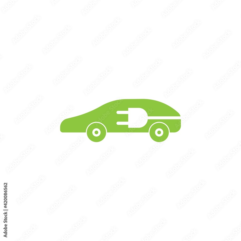 Electric car icon