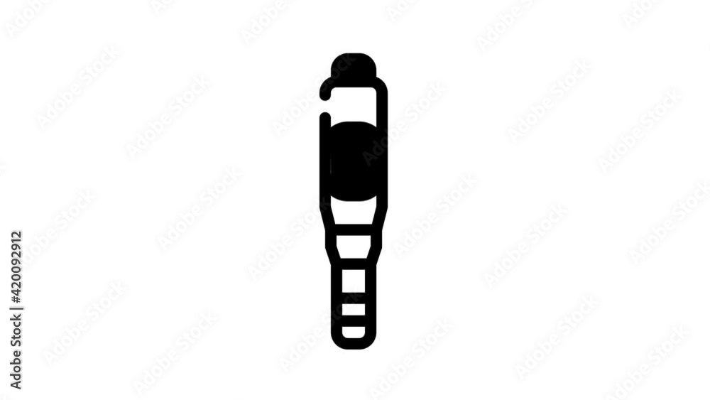 pregnancy test black icon animation pregnancy test black icon animation