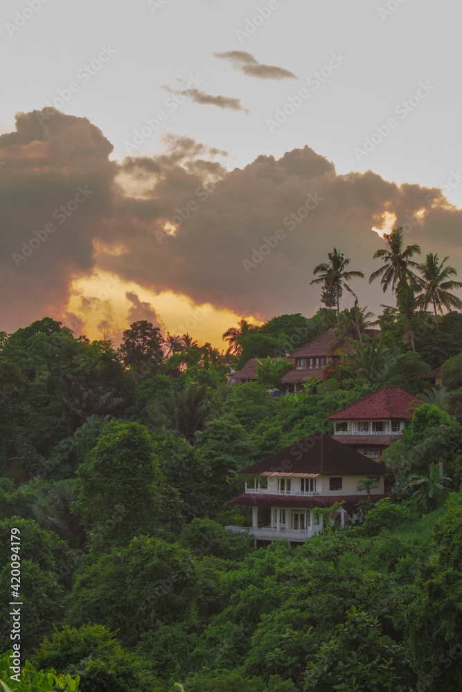 views of the Campuhan hills, Bali, Indonesia