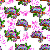 african, animal, art, baby, baby shower, background, cartoon, chameleon, chameleon pattern, chameleon print, character, clothes, cute, design, drawing, drawn, exotic, fabric, fashion, for kids, forest