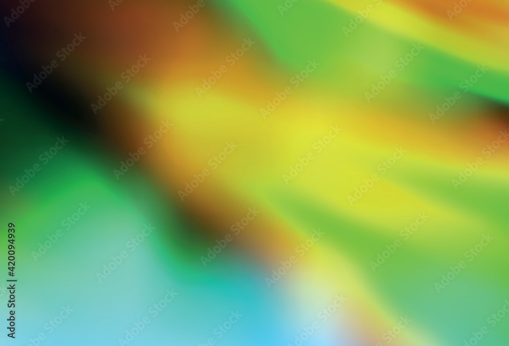 Obraz premium Light Green, Yellow vector abstract bright texture.