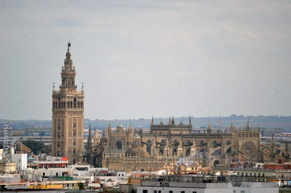 Giralda and the Cathedral of Seville, Spain