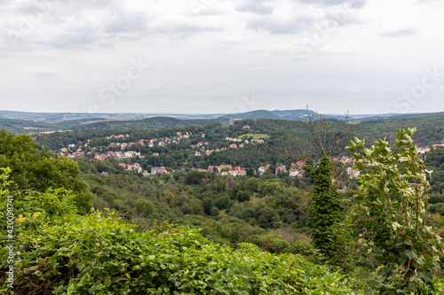 Scenic view at landscape and the city Eisenach © Reiner