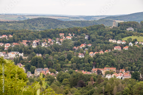 Scenic view at landscape and the city Eisenach © Reiner