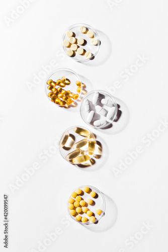 Vitamins capsules