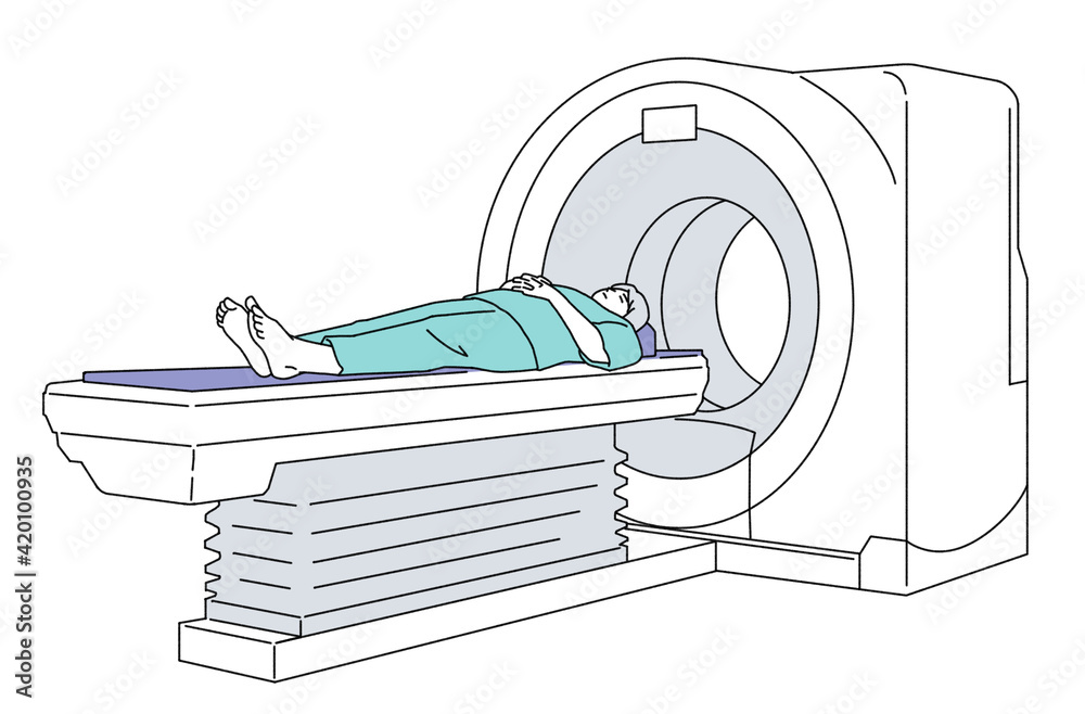 Ct検査 人物 イラスト シンプル Stock Illustration Adobe Stock
