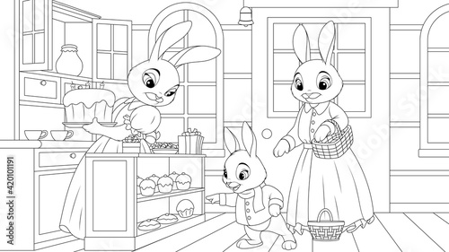 Vector illustration, a ferocious lion in a crown grins, with grunge effects