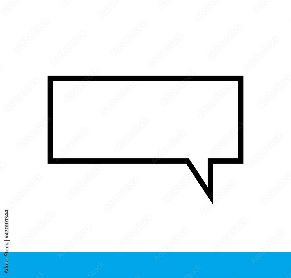 Speech bubble, speech balloon. Think & talk icon vector. Speech bubble, speech balloon. Think & talk icon vector.