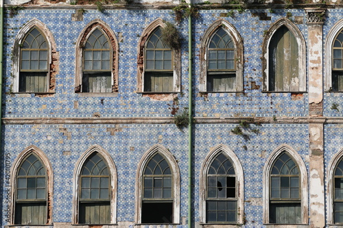 facade of an old building