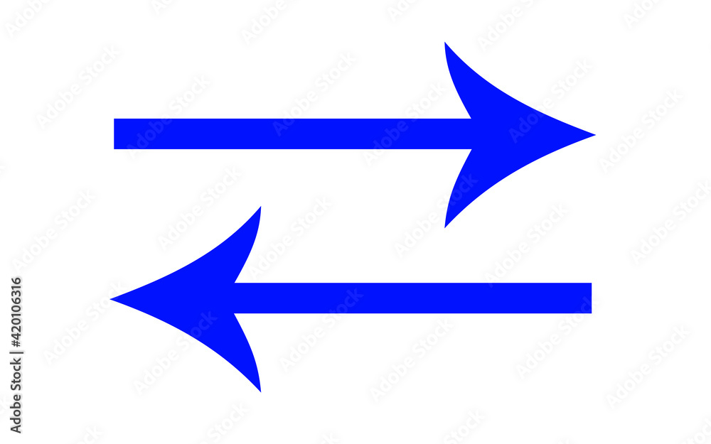 Blue arrow icon, Blue colour arrow indicator Blue arrow icon, Blue colour arrow indicator