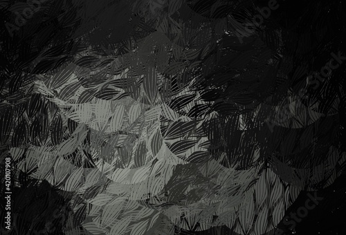 Light Gray vector backdrop with memphis shapes.