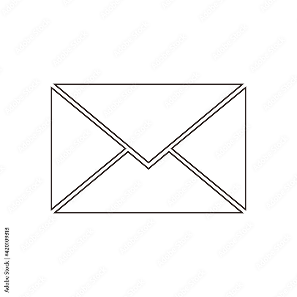 envelope icon vector illustration sign envelope icon vector illustration sign