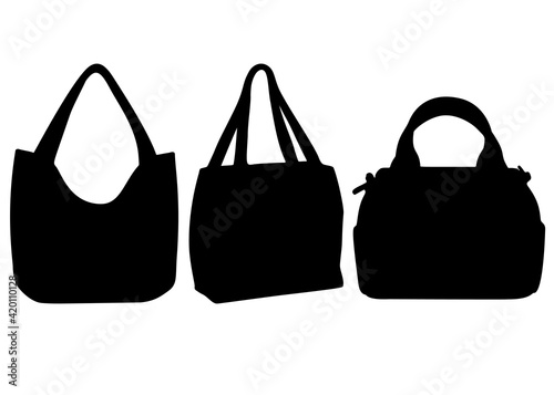 Beautiful womens shoulder bags in the set.