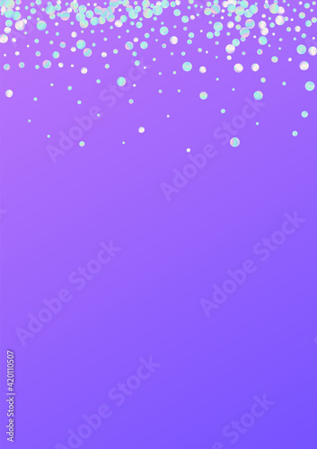 Unicorn Splash Top Blue Background. Hologram Fun