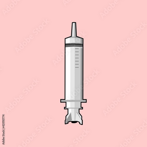 design vector of injection medicine