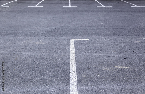 Road parking lines © celiafoto