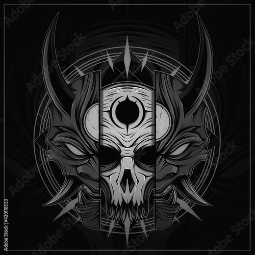 Фотография Oni Skull