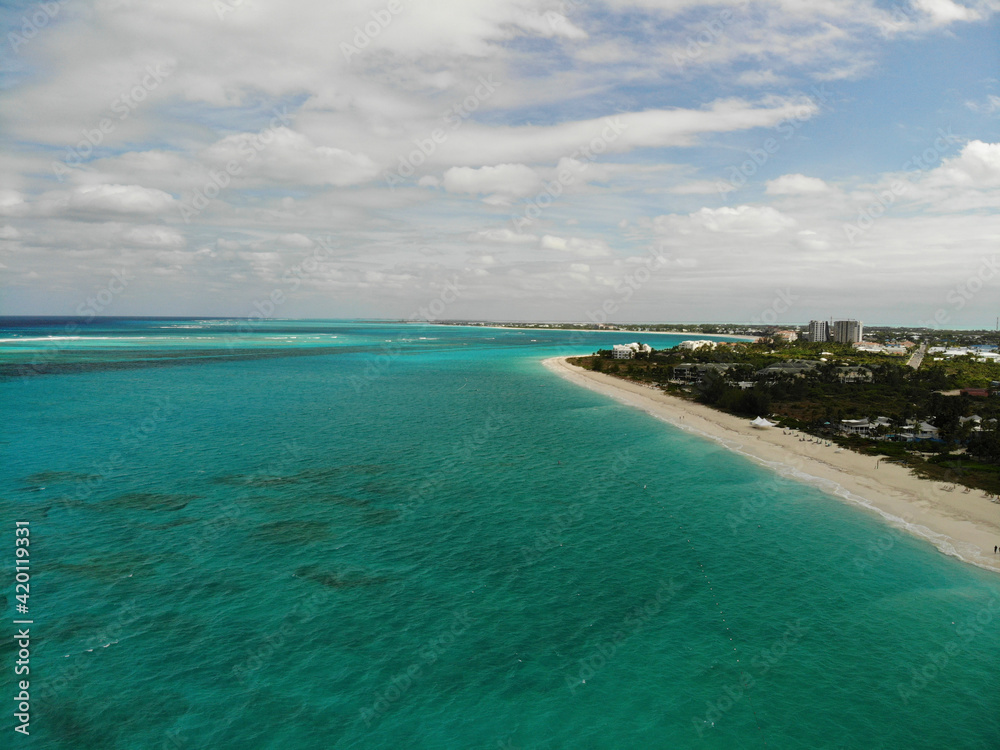 Fototapeta premium view of the beach
