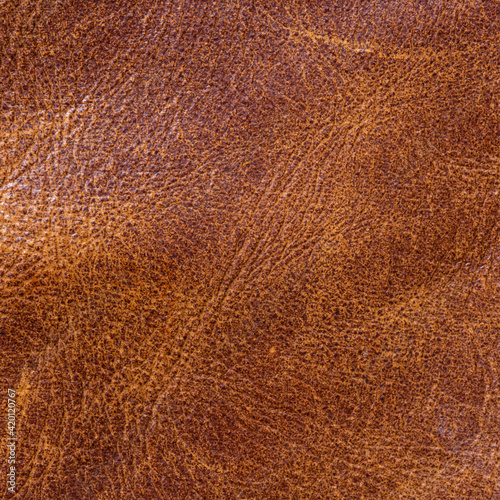 texture of old vintage brown leather background