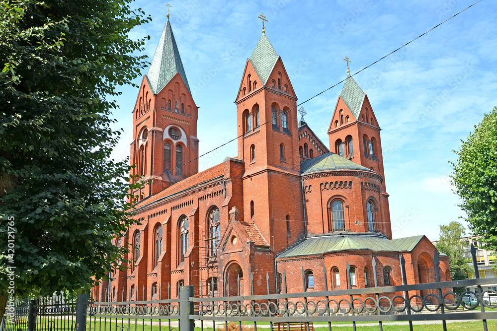 Orthodox Church of the Archangel Michael (former Protestant reform church of Insterburg, 1890). Chernyakhovsk, Kaliningrad region