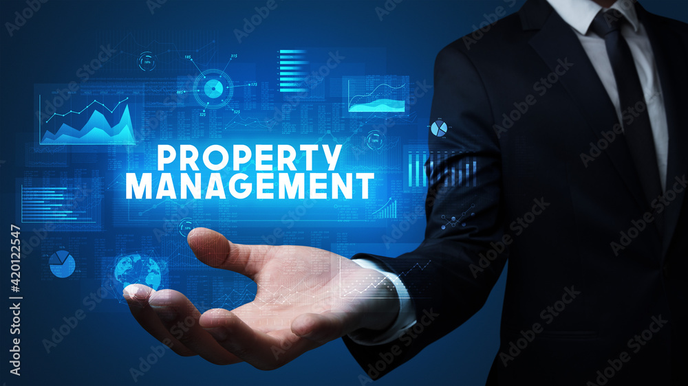 Hand of Businessman holding motivational message