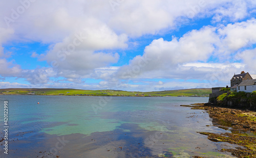 Panorama an der Küste von Lerwick
