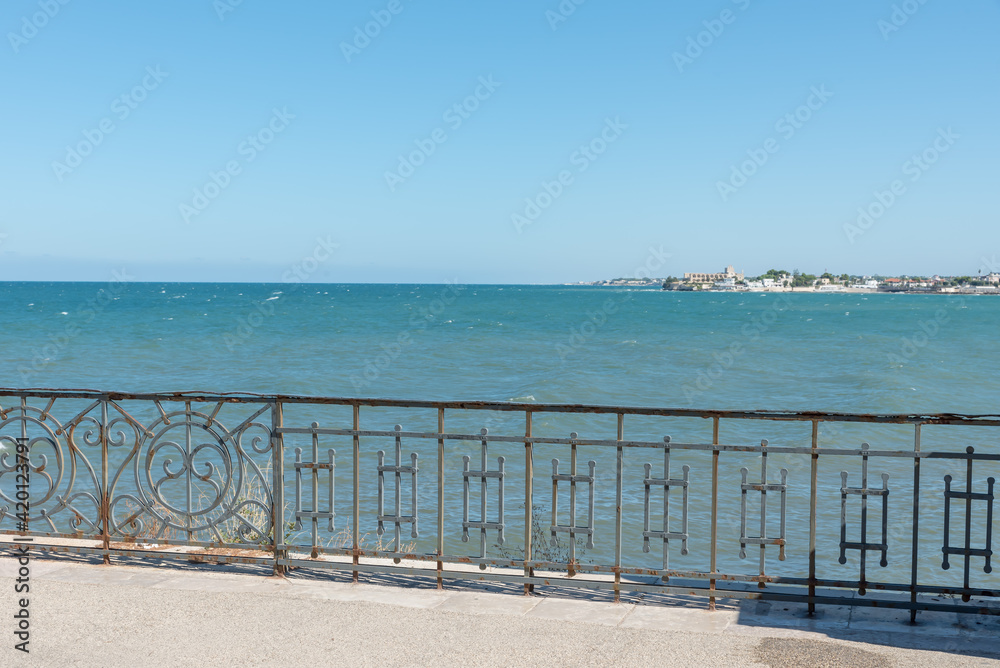 Fototapeta premium Trani Puglia streets buildings