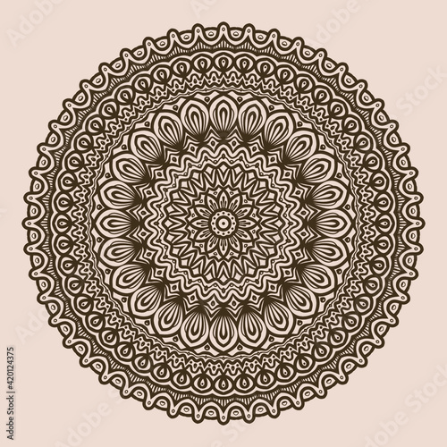 circular national vector two color pattern