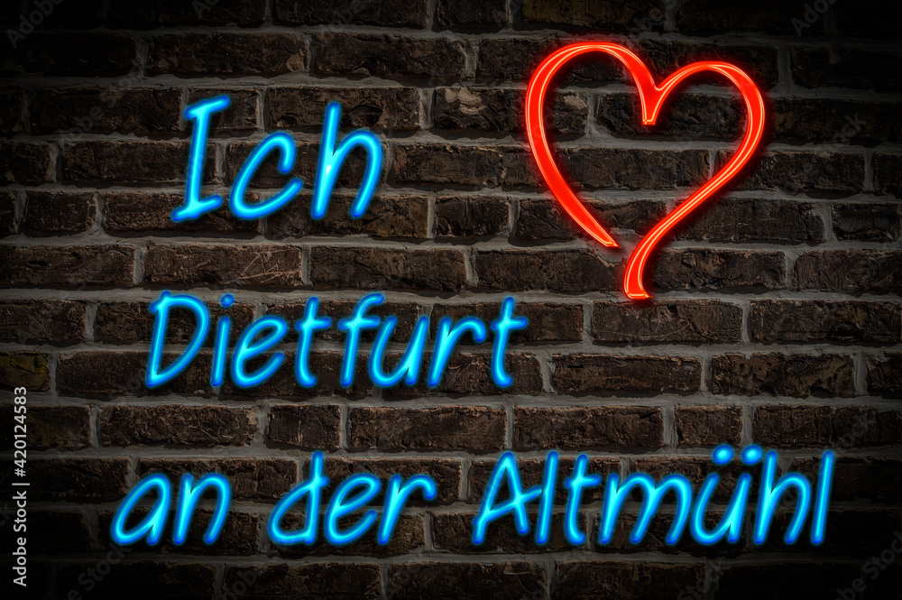Fototapeta premium Dietfurt an der Altmühl