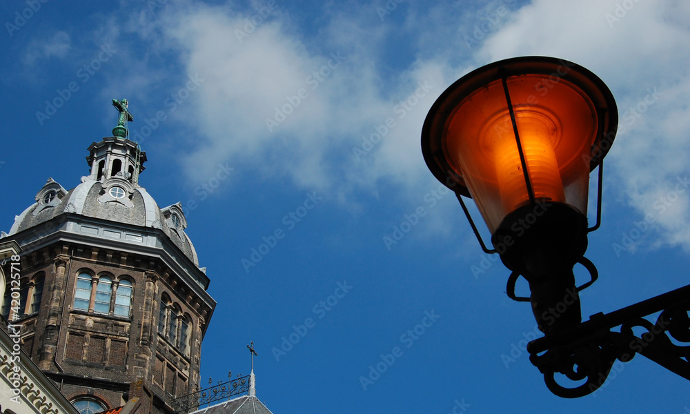 old street lamp