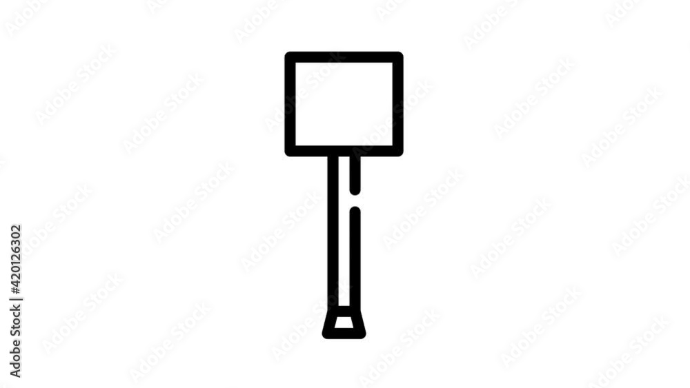 parking for electric cars black icon animation parking for electric cars black icon animation