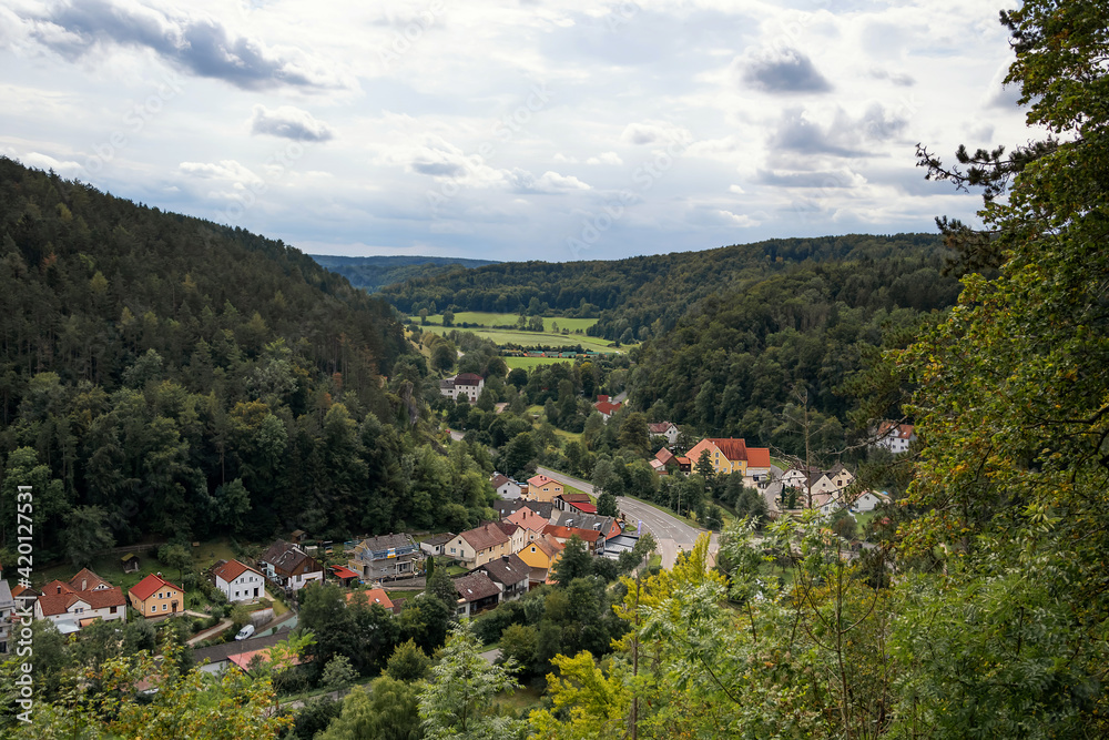 summer view of the city of riedenburg in bavaria