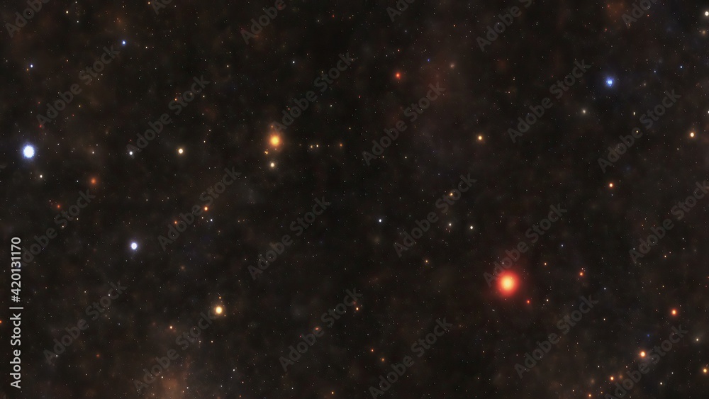 Fototapeta premium Stars in the night sky nebula and galaxy