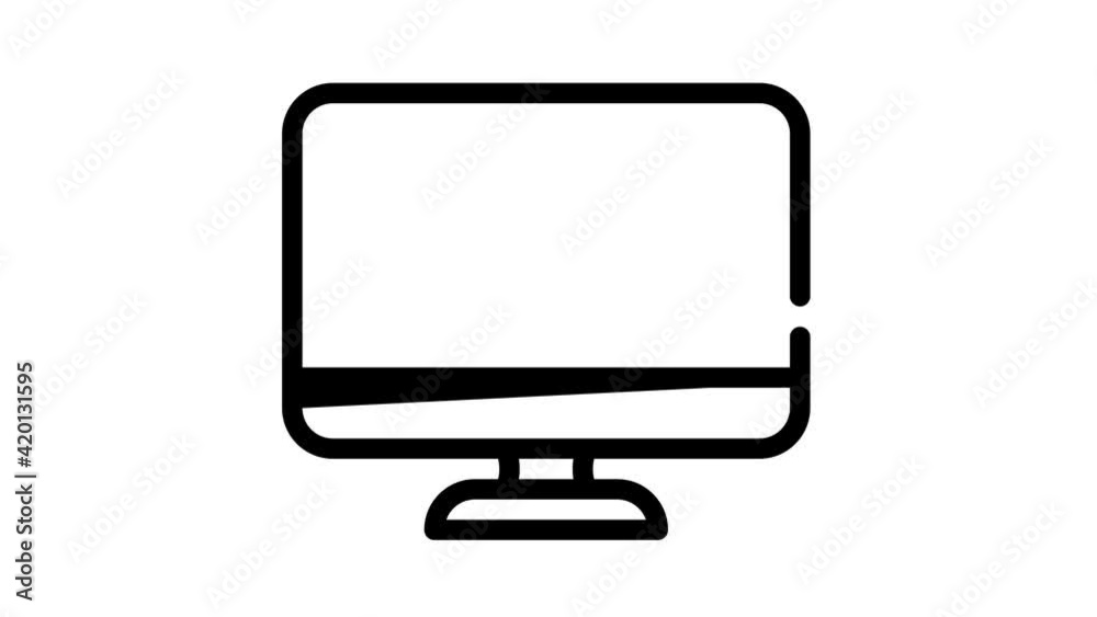 coding operating system black icon animation coding operating system black icon animation