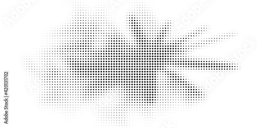Halftone texture with dots. Vector. Modern background for posters, websites