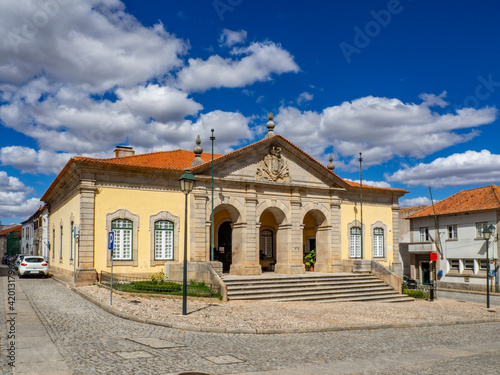 The emblematic Joanine-Neoclassical military building, which today houses the Almeida town hall. Almeida, Portugal. photo
