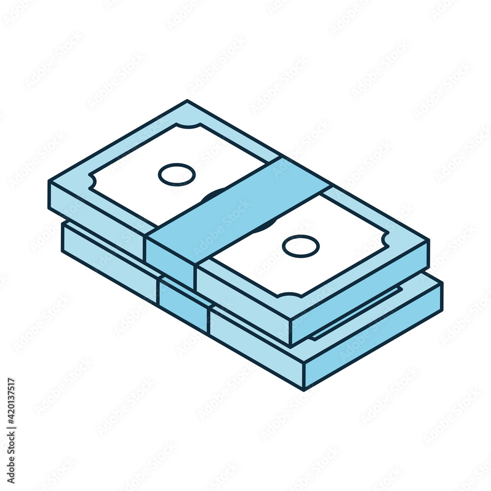 money banknote isometric money banknote isometric
